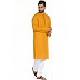 Designer kurta with Mandarin collar- Mustard Designer kurta with Mandarin collar- Mustard